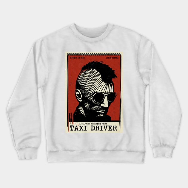 Taxi driver movie art inspired Crewneck Sweatshirt by 2ToastDesign